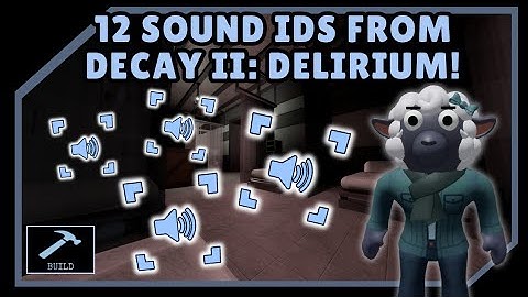 🔊 | 12 Sound IDs From DELIRIUM For Your Builds! | [Piggy: Build Mode]