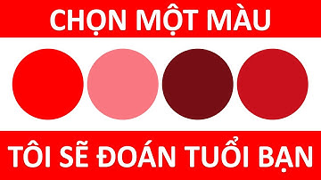 Bài Kiểm Tra Màu Sắc Cho Biết Tuổi Tâm Hồn Của Bạn