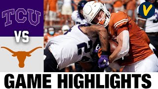 TCU vs #9 Texas Highlights | Week 5 College Football Highlights | 2020 College Football