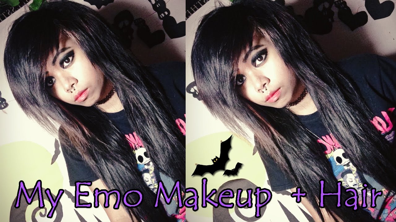 My Emo Scene Makeup And Hair Routine Tutorial ♥ Youtube 