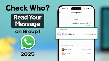 Know if Someone Read Your Message in WhatsApp Group! [How to Check Who]