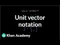 Unit vector notation | Vectors and spaces | Linear Algebra | Khan Academy