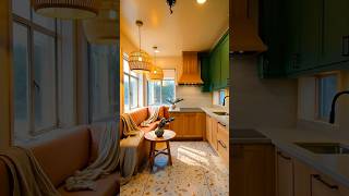 This Empty Room Became a Color Blocked Kitchen | Full Renovation Timelapse | OneFrame