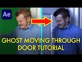 How to film a ghost moving through a solid door tutorial using after effects