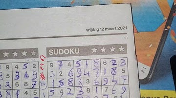(#2476) Friday. Binary02 Sudoku puzzle. Bonus Extra edition. 03-12-2020 Extra part 3 of 4