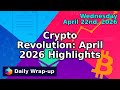 Crypto Revolution: April 2026 Highlights