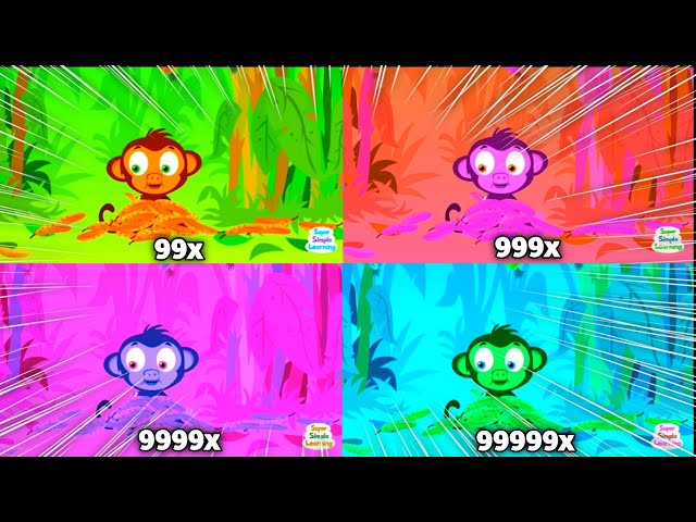 Super Simple Songs The Monkey Eating Bananas Intro Logo at 999999x