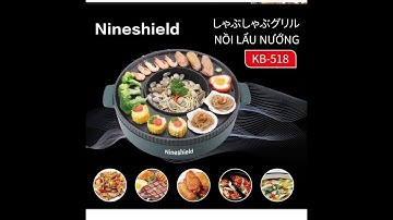 Nồi lẩu nướng đa năng Nineshield