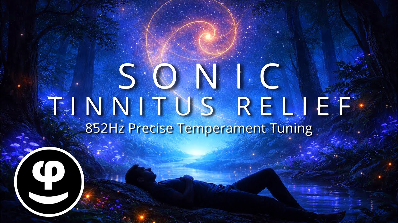 Tinnitus Relief 852Hz | Deep Sleep Sound Therapy | Night Forest Sounds