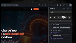 Builder Shortcuts: Speed up your layout creation with a sticky float bar for your most-used elements