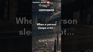 When a person sleeps a lot ✨💯...#shorts #psychologyfacts #subscribe #shortfeed
