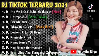 DJ TIKTOK TERBARU 2021 - DJ IT'S MY LIFE X INDIA MASHUP 2 FULL BASS || TIK TOK VIRAL REMIX TERBARU