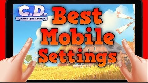 BEST Mobile Button Setup HUD + Montage | Creative Destruction