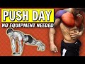 Push Day Body Weight (Chest Shoulders Triceps Workout At home No Equipment)