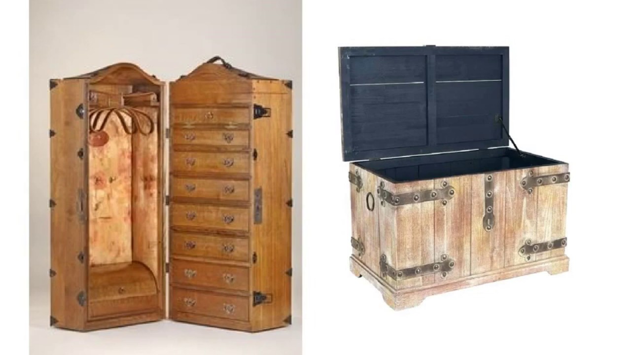 Incredible Modern Wardrobe Trunk With Old Style 