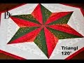 Patchwork Triangl 120° - Star