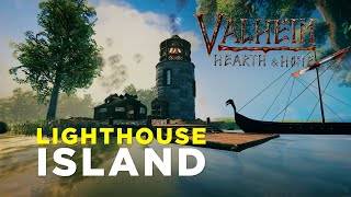 Valheim - Hearth & Home: Lighthouse Island Build