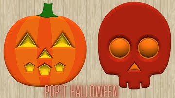 Pop it Halloween Pumpkin! Vey Satisfying and Relaxing Video | InDoor Gamer