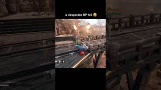 For Honor: Just a fun (and rather desperate) Black Prior 1v2 😅