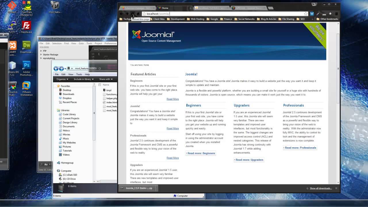 Create a Custom Joomla 2.5 Module - Part 3 learn programming online