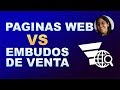 Embudos de Ventas vs Paginas Web