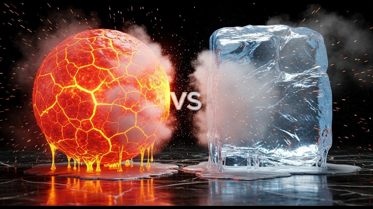 What Happens When the Smallest Fire Faces the Coldest Ice?