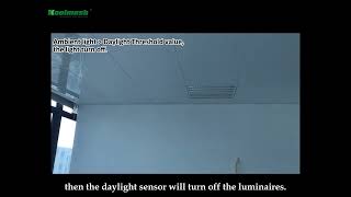 How to create the Lux On/Off Control (Daylight Threshold) Scene?
