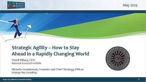 Strategic Agility – How to Stay Ahead in a Rapidly Changing World