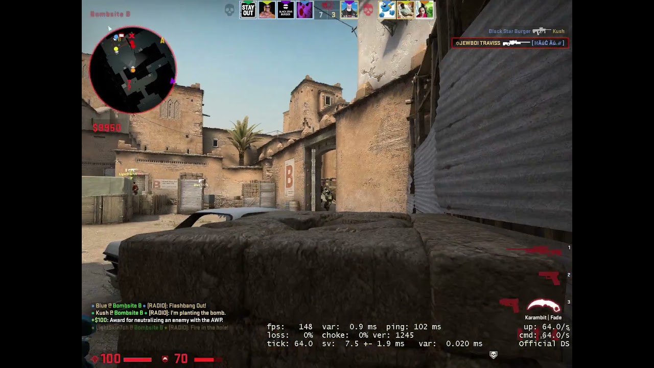3bullets1ace13:45secs