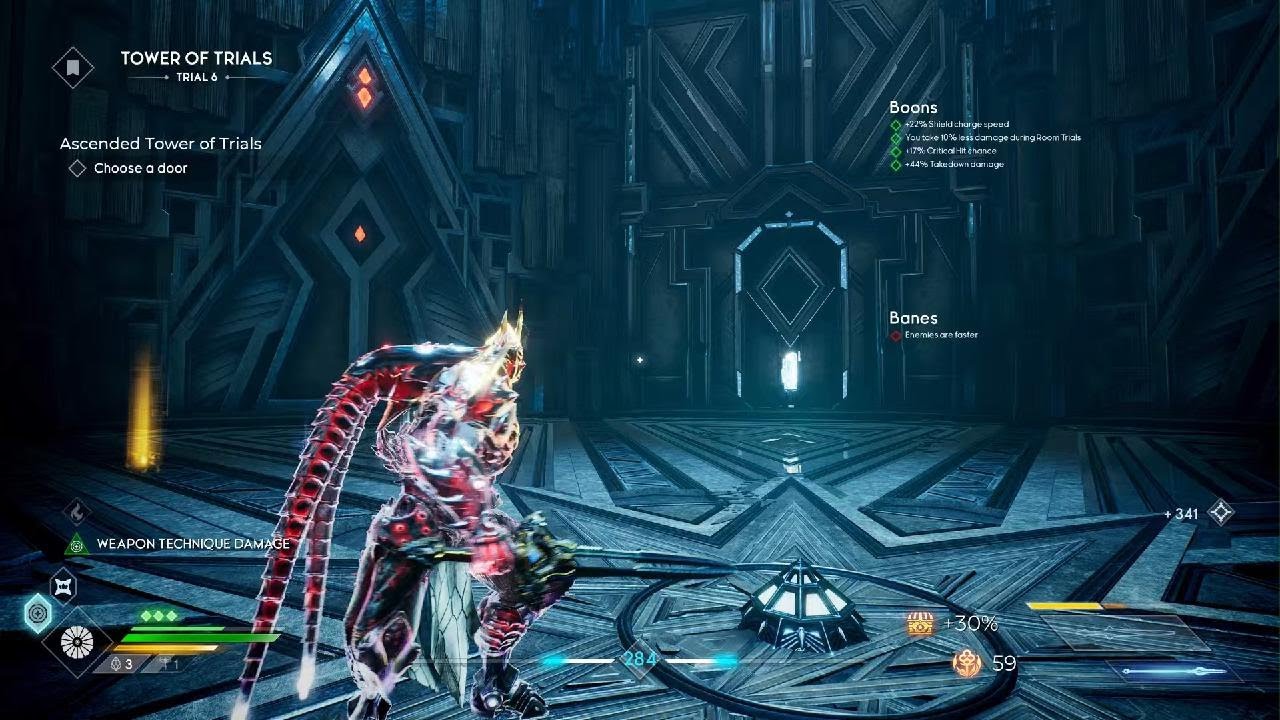 Godfall: Challenger Edition Aegishorn Ascended Tower of trials solo run Floors 2 to 18