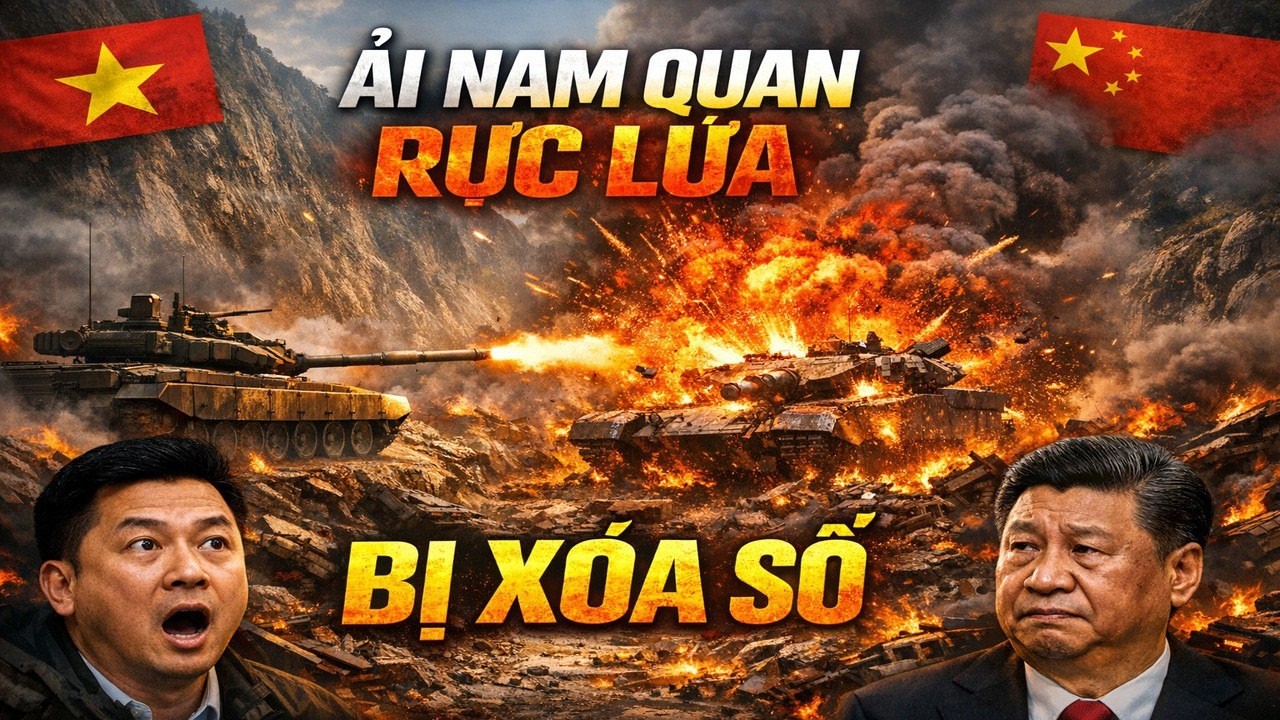 NÓNG! ẢI NAM QUAN RỰC LỬA: VIỆT NAM NGHIỀN NÁT 120 XE TĂNG TRUNG QUỐC TRONG ĐÊM