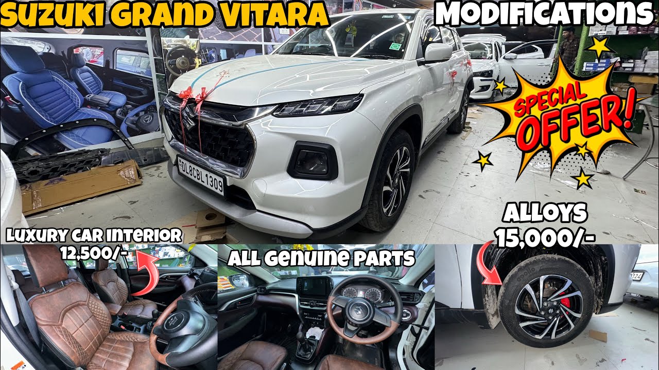 Grand Vitara Modification✅All Hypersonic range installed 🤩Hypersonic 240 WATT LED 😱Hypersonic 360 📸