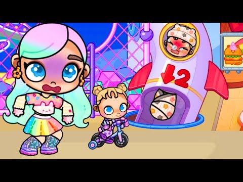 Mavie's first day at the mall - Avatar World stories