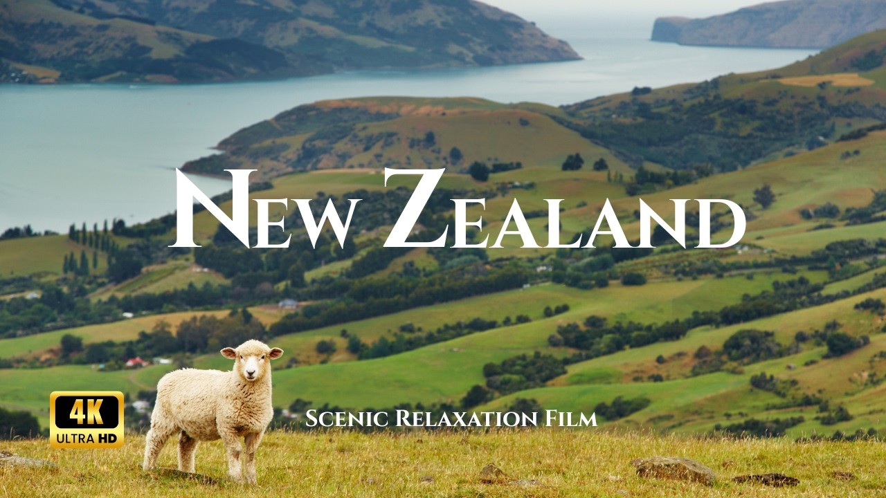 New Zealand 4K – Scenic Relaxation Film With Soft Ambient Music