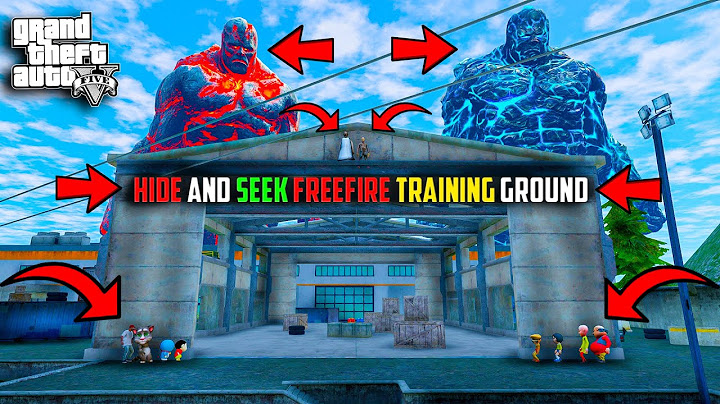 Granny's Hide And Seek (kill) 😥With Shinchan And Doraemon in freefire training ground In Gta5 Telugu