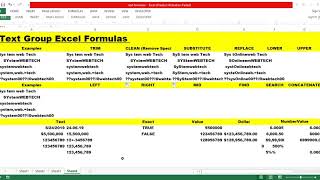 Text Group Excel Formula | SystemWebTech Online