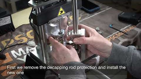 Switch 9mm automatic decapping machine to 223 decapping machine