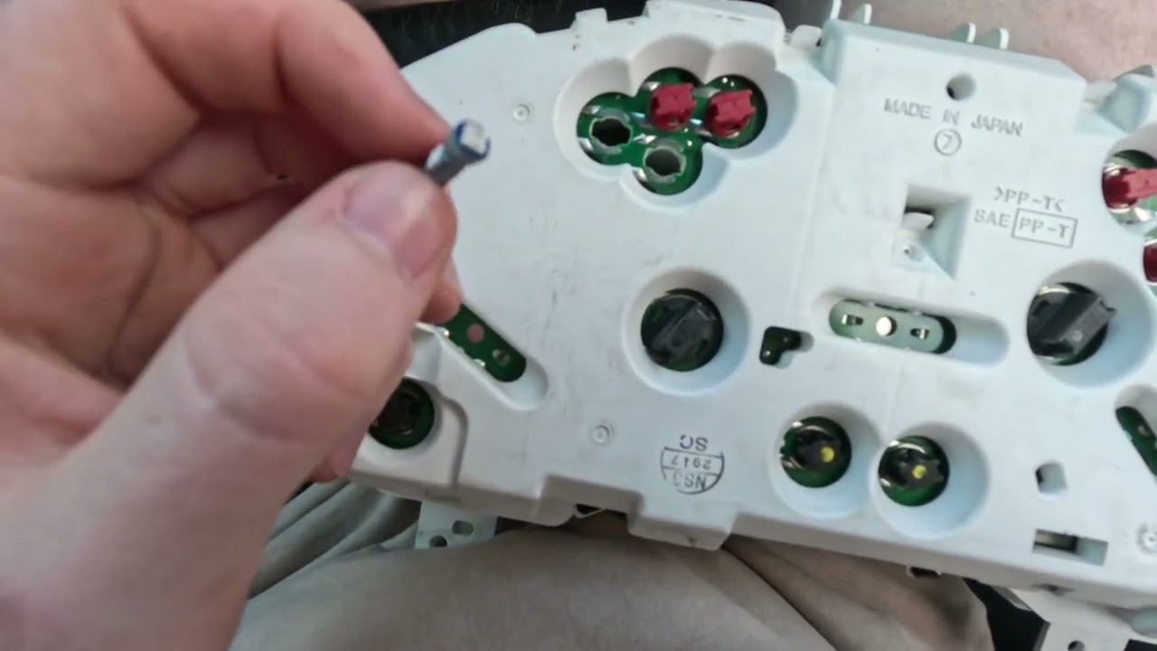 Subaru LED Dash light conversion