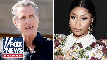 Nicki Minaj TORCHES Gavin Newsom: 