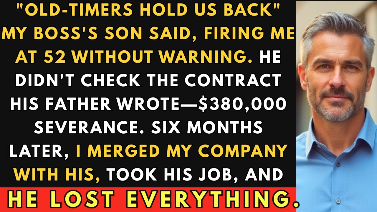 My Boss's Son Fired Me Without Warning, But He Didn't Know About One Clause...