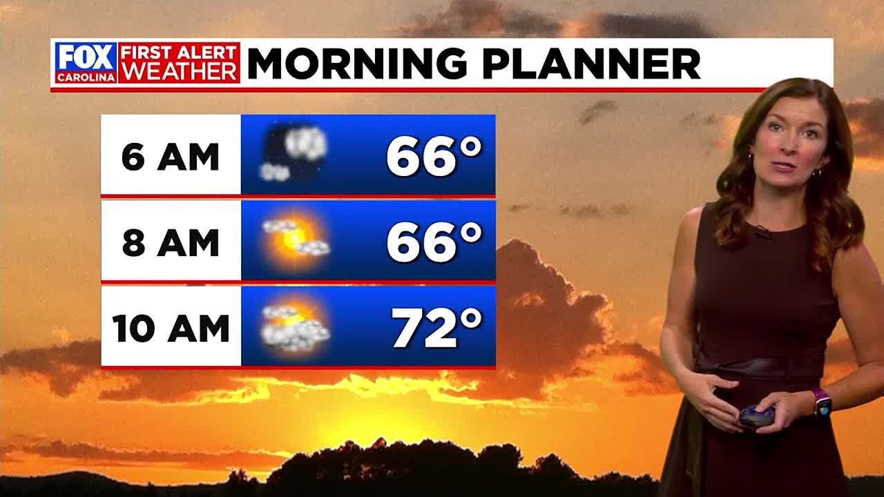 Isolated showers possible through Thursday, sunnier and warming up for ...