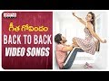 Geetha Govindam Back To Back Video Songs | Vijay Devarakonda, Rashmika Mandanna | Gopi Sundar