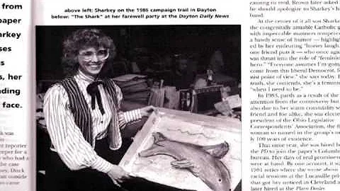 Mary Anne Sharkey  enters the Press Club of Clevel...