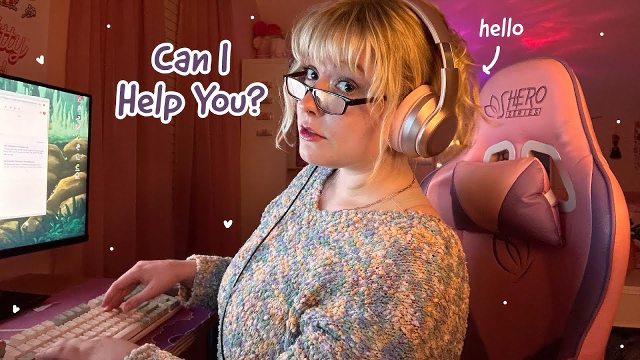 ASMR Hotel Receptionist Checks You In And Asks You Many Questions! 🙂‍↕️🏨✨