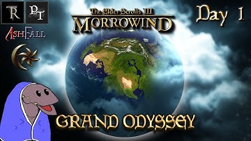Had to start over, but everything works now! || Morrowind: Grand Odyssey [Day:1]
