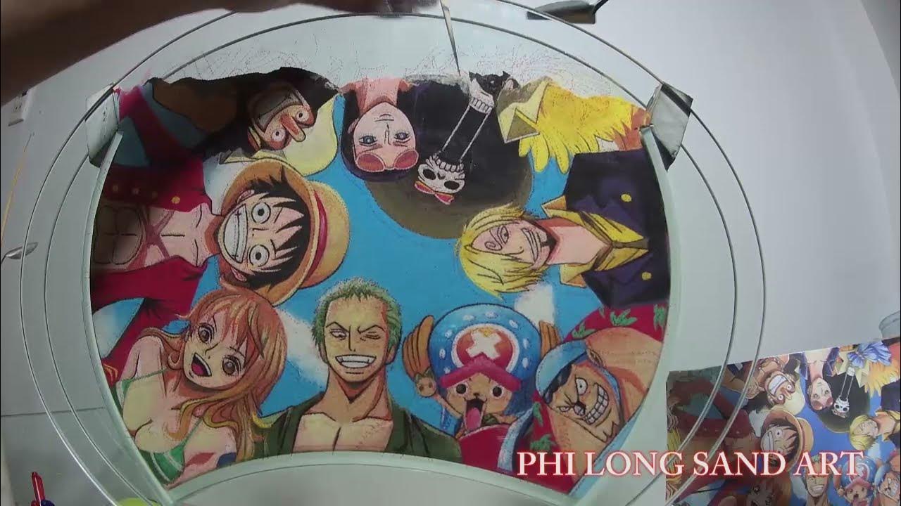 Onepiece ワンピース サンドペインティング Sand Painting Sand Art Vietnam YouTube