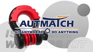 AUTMATCH D Ring Shackle Isolators Washers Kit