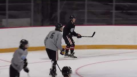 Niagara IceDogs Forward Declan Waddick at the Rookie Orientation Intrasquad Game