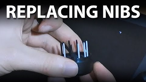 How to Change Wacom INTUOS PRO Pen Nibs