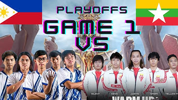 GAME 1 | RSG PH Vs FALCON ESPORT | PLAY OFFS MSC SOUTHEAST ASIA DAY 3 2022 | [ENGLISH]